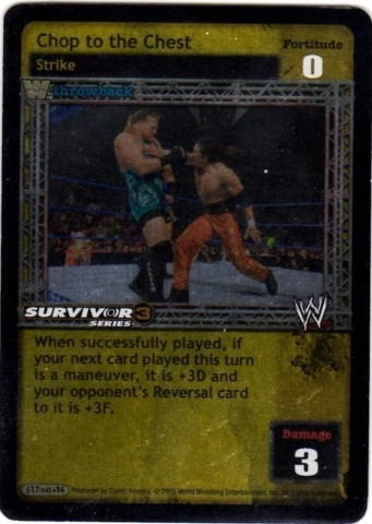 Chop to the Chest (Throwback) Foil